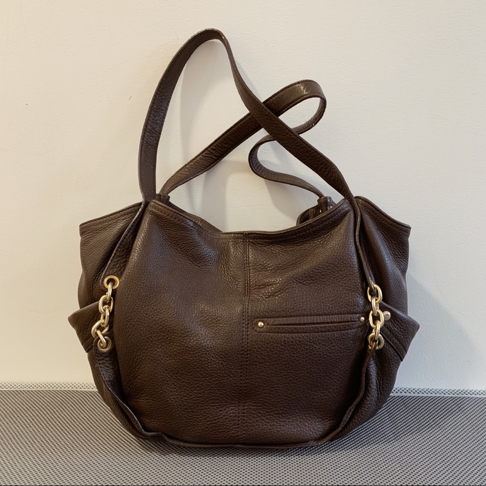 B. Makowsky Brown Leather Bag